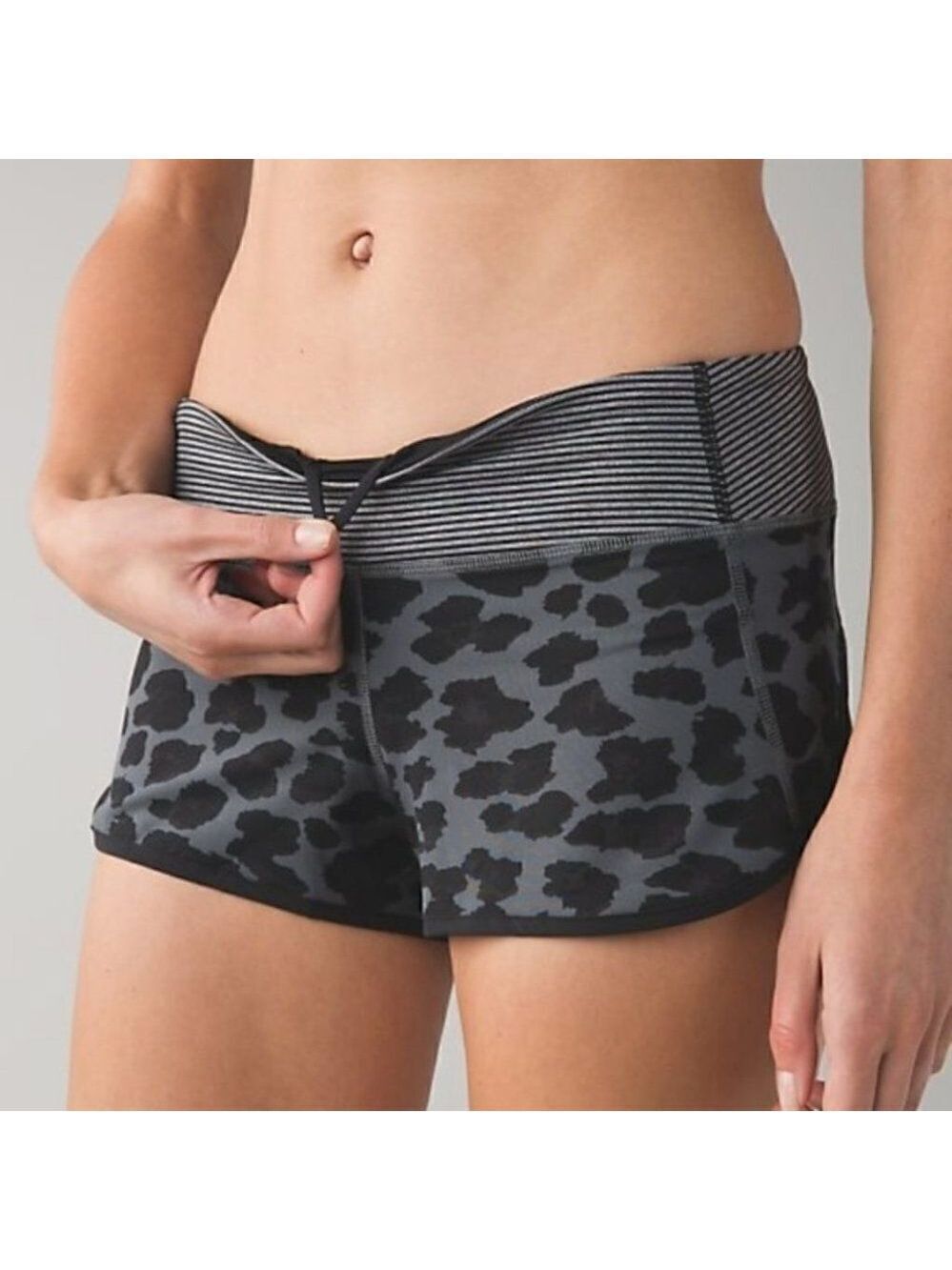 {RARE} Lululemon | Cherry Cheetah Slate Speed Shorts